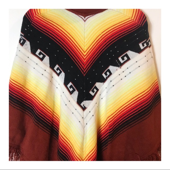 Vintage Southwest Poncho🌵🌤 - Picture 4 of 4